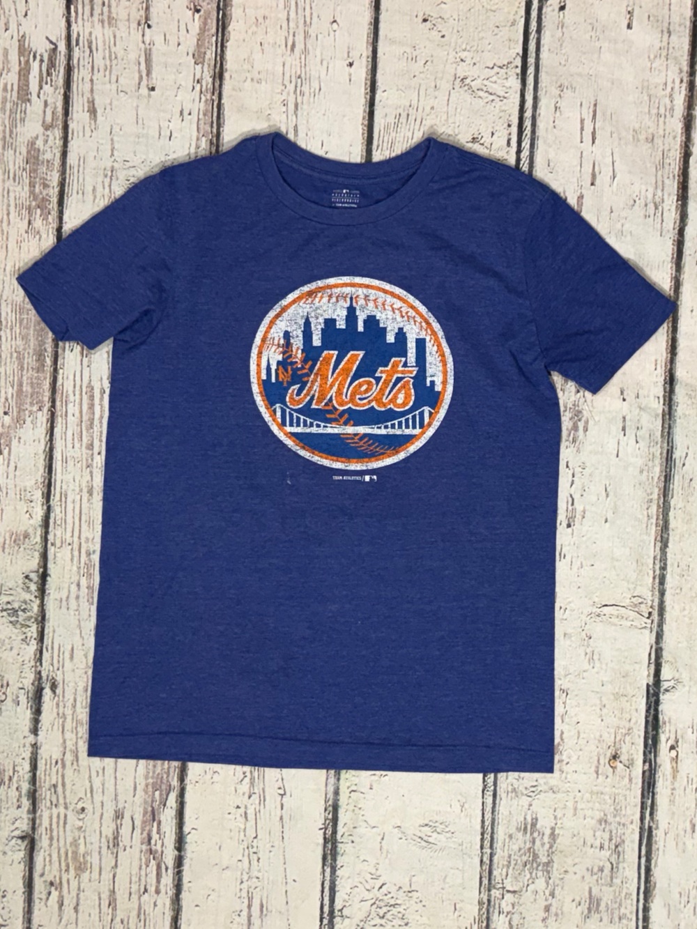 New York Mets MLB Baseball SOFT Retro Boys Tshirt